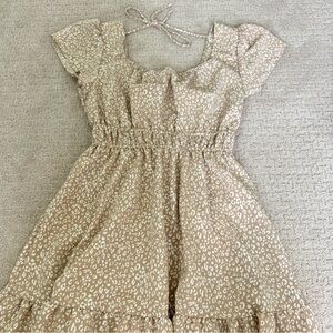 Altered state brown pattern dress